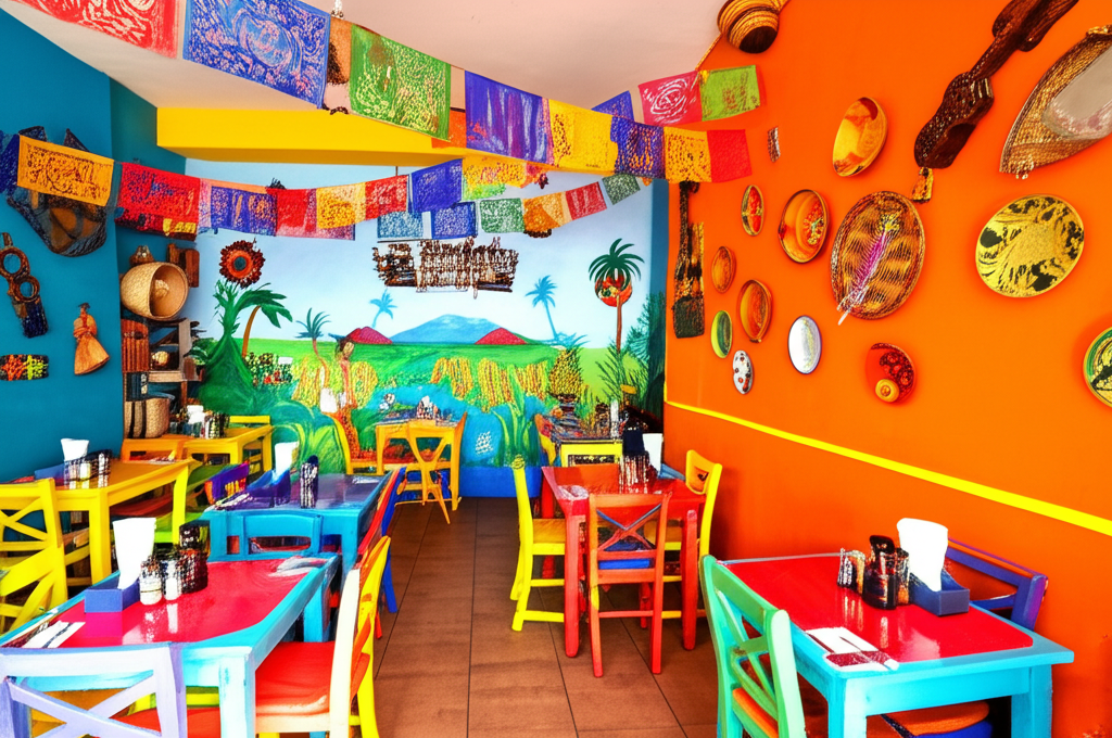 Interior del Restaurante Acarigua